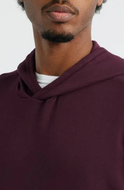 Threads 4 Thought Threads For Thought Dex Featherweight Pullover Hoodie In Burgundy