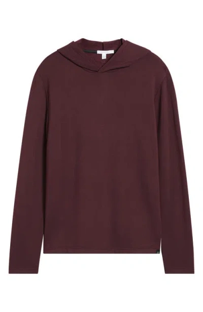 Threads 4 Thought Threads For Thought Dex Featherweight Pullover Hoodie In Burgundy