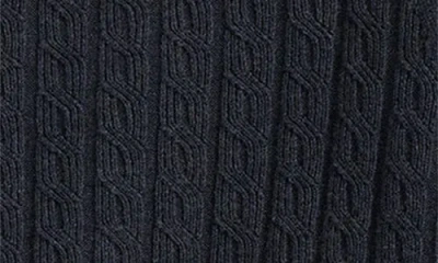 Brooks Brothers Cotton Mini-cable Polo Cardigan In Blue