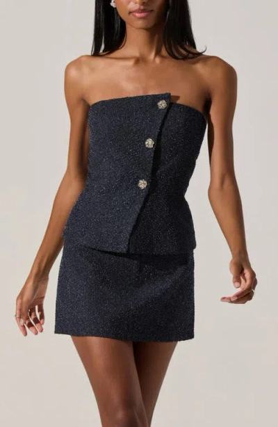 Astr Women's A-line Mini Skirt In Blue