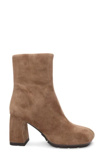 Ash Eclat Platform Bootie In Brown