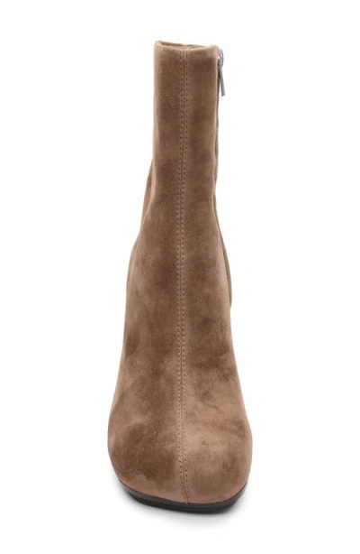 Ash Eclat Platform Bootie In Brown
