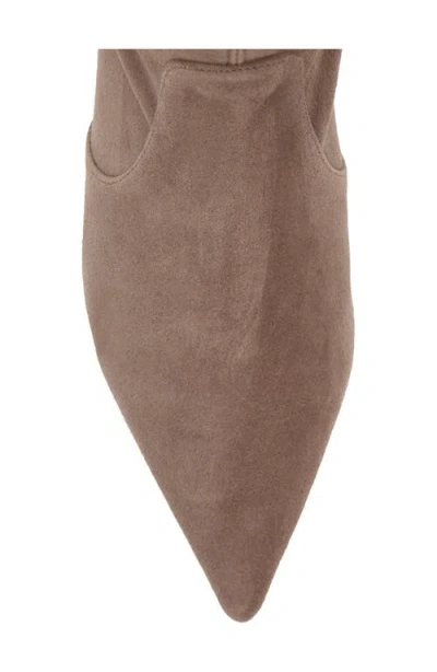 Stuart Weitzman Supersculpt Bootie In Brown