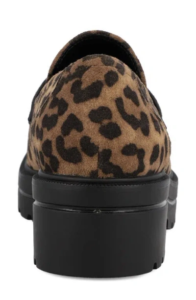 Mia Women's Yoani Round Toe Lug Sole Loafers In Multi