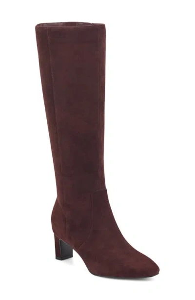 Rockport Women's Mabel Suede Dress Boots In Red