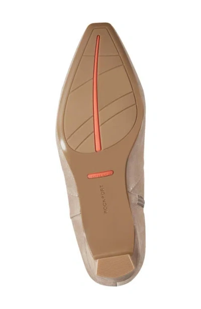 Rockport Women's Mabel Wide-calf Suede Dress Boots In Brown