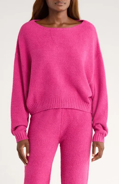 Ugg(r) Novalie Slouchy Pullover Lounge Sweater In Pink