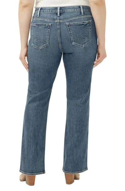Silver Jeans Co. Plus Size Suki Mid Rise Curvy Fit Bootcut Jeans In Brown
