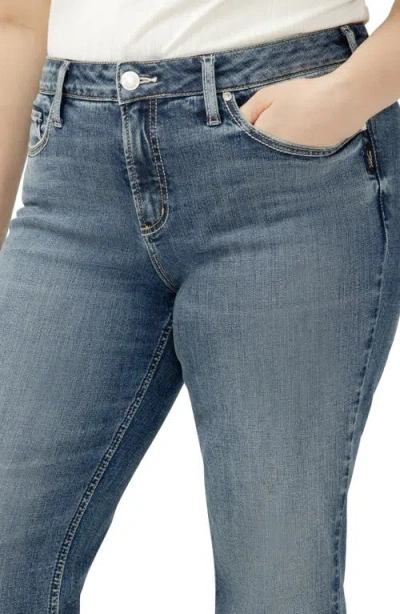 Silver Jeans Co. Plus Size Suki Mid Rise Curvy Fit Bootcut Jeans In Brown