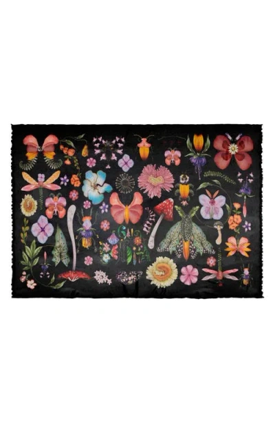 Agua Bendita Marine Ambar Mesh Pareo Swim Cover-up In Black