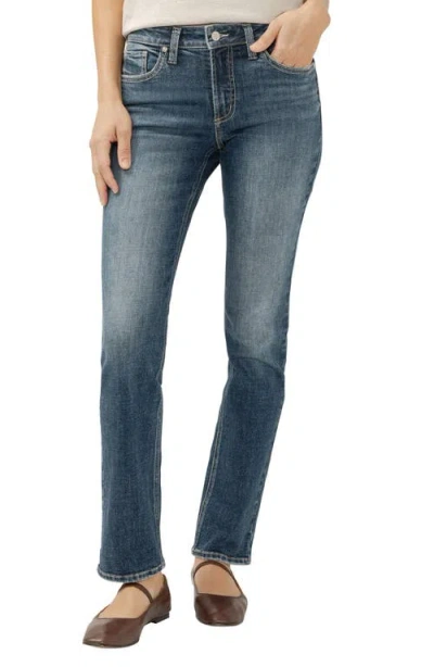 Silver Jeans Co. Women's Suki Mid Rise Curvy Fit Skinny Leg Jeans In Blue