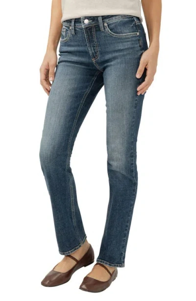 Silver Jeans Co. Women's Suki Mid Rise Curvy Fit Skinny Leg Jeans In Blue