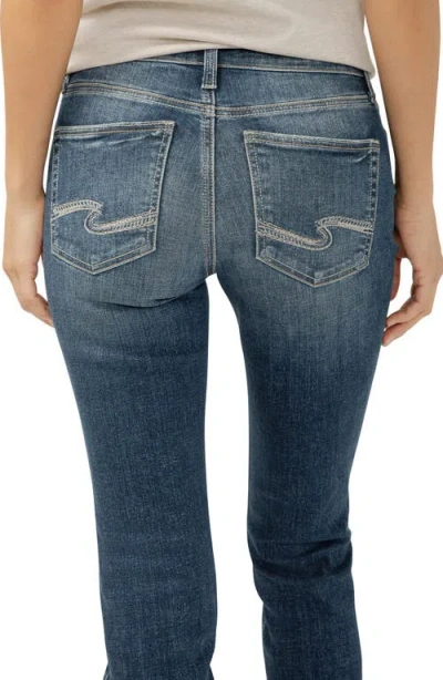 Silver Jeans Co. Women's Suki Mid Rise Curvy Fit Skinny Leg Jeans In Blue