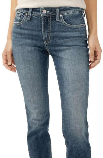 Silver Jeans Co. Women's Suki Mid Rise Curvy Fit Skinny Leg Jeans In Blue
