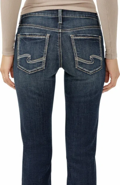 Silver Jeans Co. Women's Britt Low Rise Straight Jeans In Blue