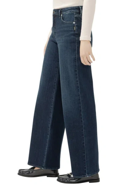 Silver Jeans Co. Isbister High Waist Wide Leg Jeans In Blue