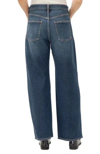 Silver Jeans Co. Women's Be Easy High Rise Straight Leg Jeans In Blue
