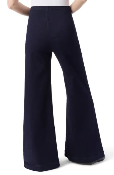Do By Dee Ocleppo Dee Pintuck Pull-on Wide Leg Pants In Blue