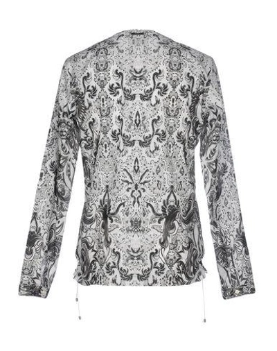 Shop Just Cavalli Patterned Shirt In Светло-серый