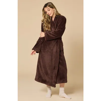 Softies Dreamplush Wrap Robe In Brown | ModeSens