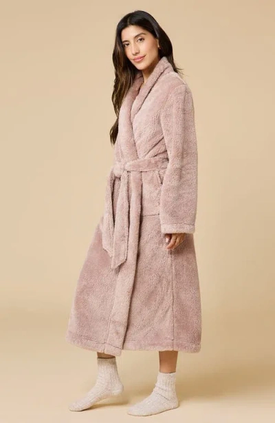 Softies Dreamplush Wrap Robe In Brown