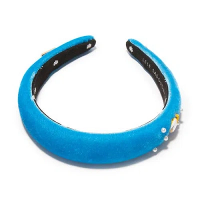 Lele Sadoughi Los Angeles Chargers Charlotte Headband In Blue