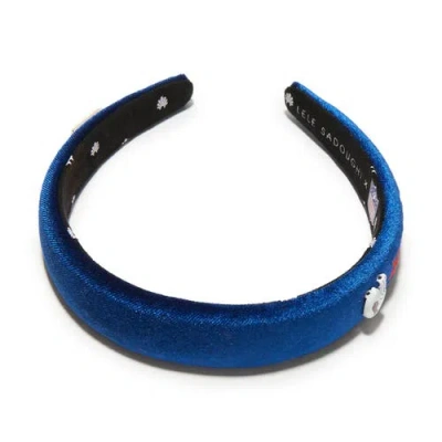 Lele Sadoughi Buffalo Bills Charlotte Headband In Blue