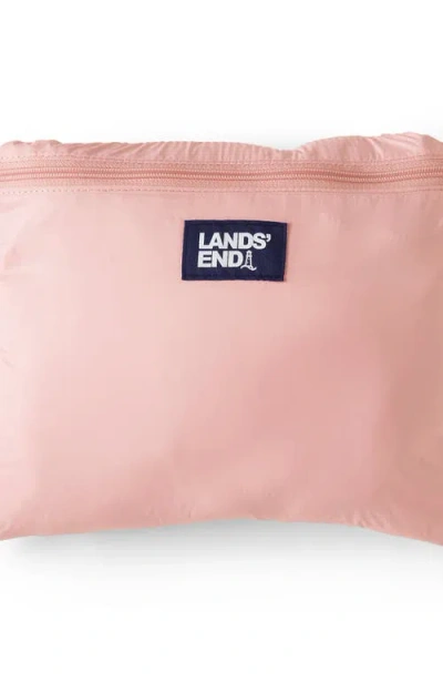 Lands' End Wanderweight Ultralight Packable Tote Bag In Pink