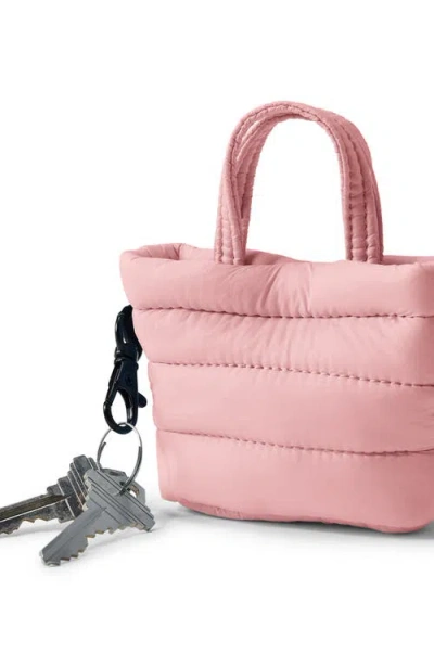 Lands' End Mini Canvas Tote Charm In Pink