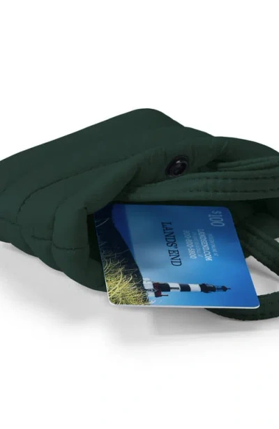 Lands' End Mini Canvas Tote Charm In Green