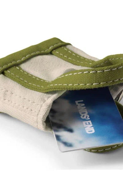 Lands' End Mini Canvas Tote Charm In Green
