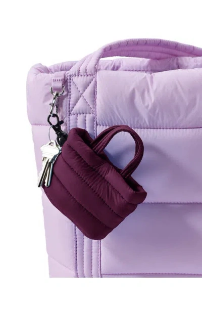 Lands' End Mini Canvas Tote Charm In Burgundy