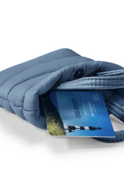 Lands' End Mini Canvas Tote Charm In Blue