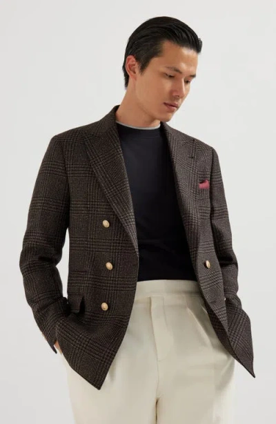 Brunello Cucinelli Layered-effect Crewneck T-shirt In Black