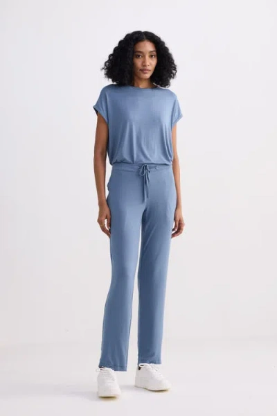 Reistor Relaxed Fit Tee Set In Blue