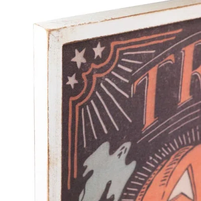 Northlight 18.75in Trick Or Treat Jack O Lantern Halloween Tabletop Decor In Orange