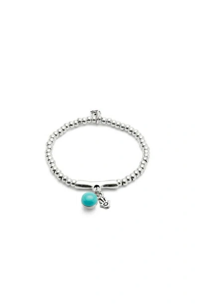Unode50 Turquoise Murano Core Bracelet In Metallic