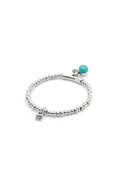 Unode50 Turquoise Murano Core Bracelet In Metallic