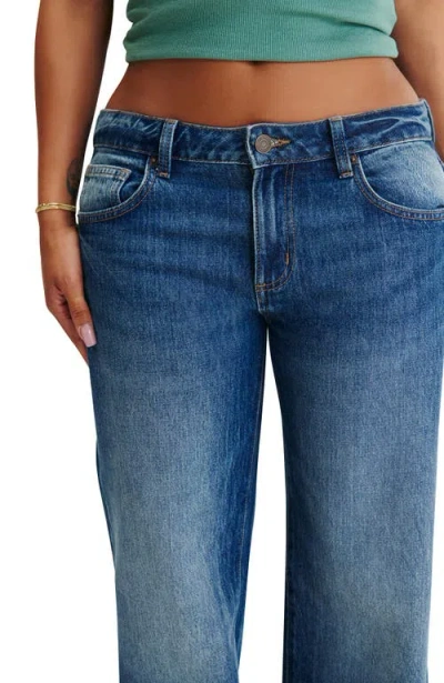 Cotton On Curvy Low Rise Straight Jean In Blue