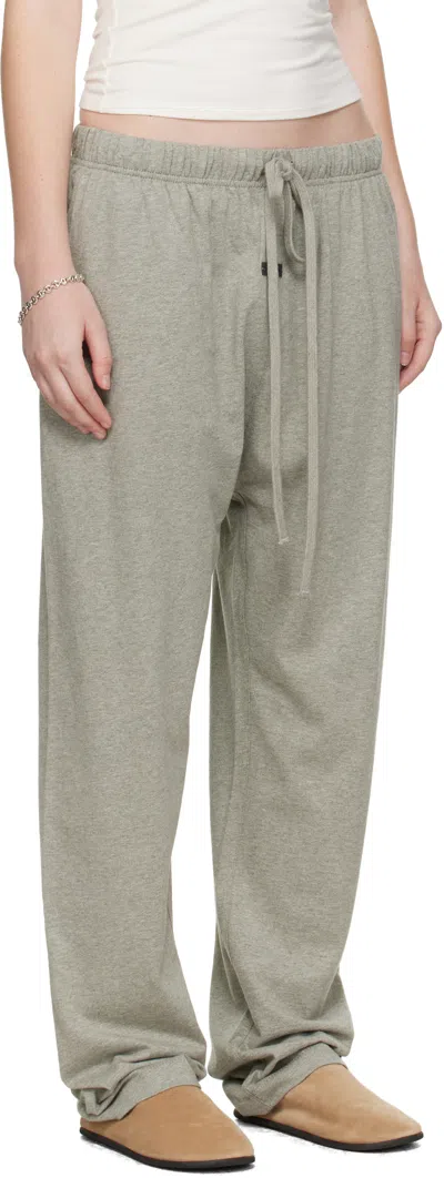 Essentials Drawstring-cuffed Sweatpants In Gold