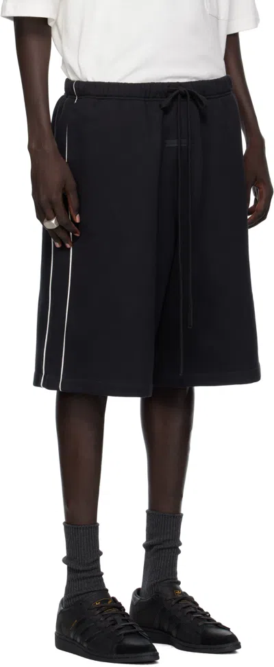 Essentials Black Basketball Jersey Shorts In Black