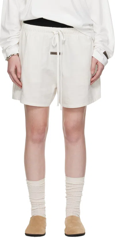 Essentials Drawstrings Shorts In White