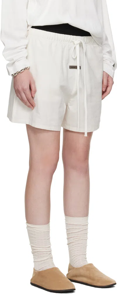 Essentials Drawstrings Shorts In White