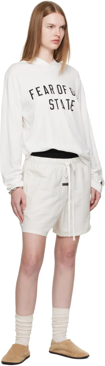 Essentials Drawstrings Shorts In White