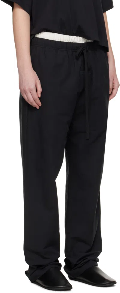 Essentials Logo-banded Track Pants In Black