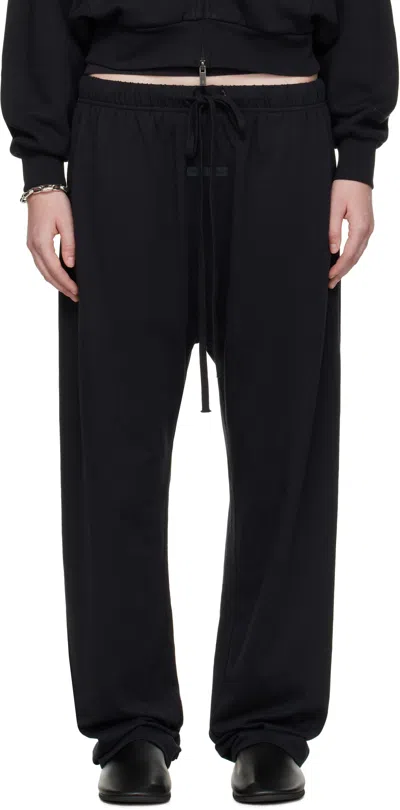 Essentials Logo-banded Track Pants In Black