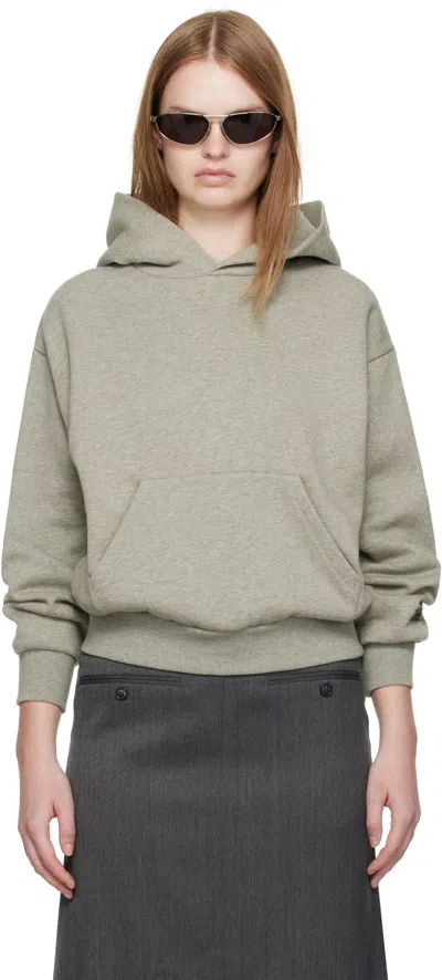 Essentials Fleece Classic Fit Hoodie In Gray