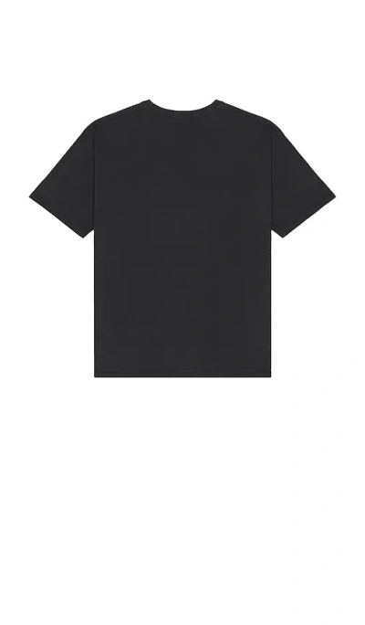 Rhude Crew Neck Short Sleeve Graphic Print T-shirt In Black