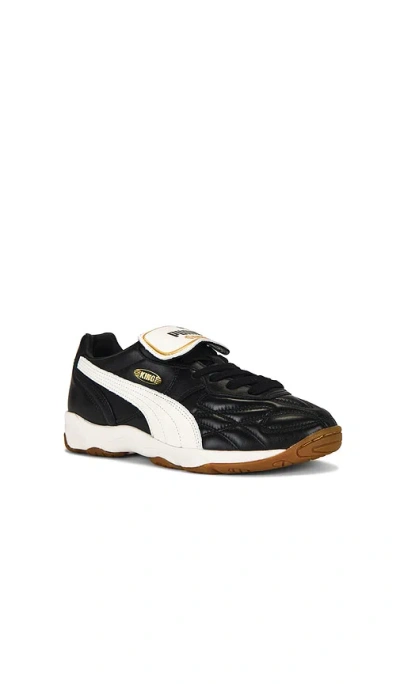 Puma Sneakers King Indoor In Black Warm White