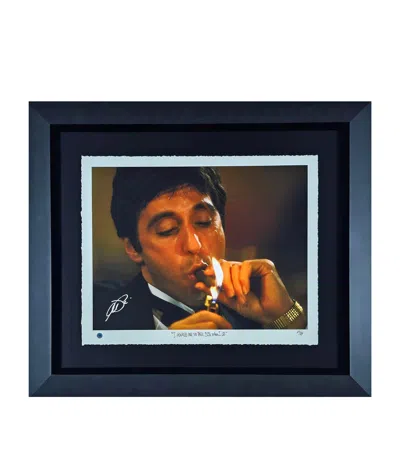 Leipzig Galleries Autographed Scarface Al Pacino Photo Display
